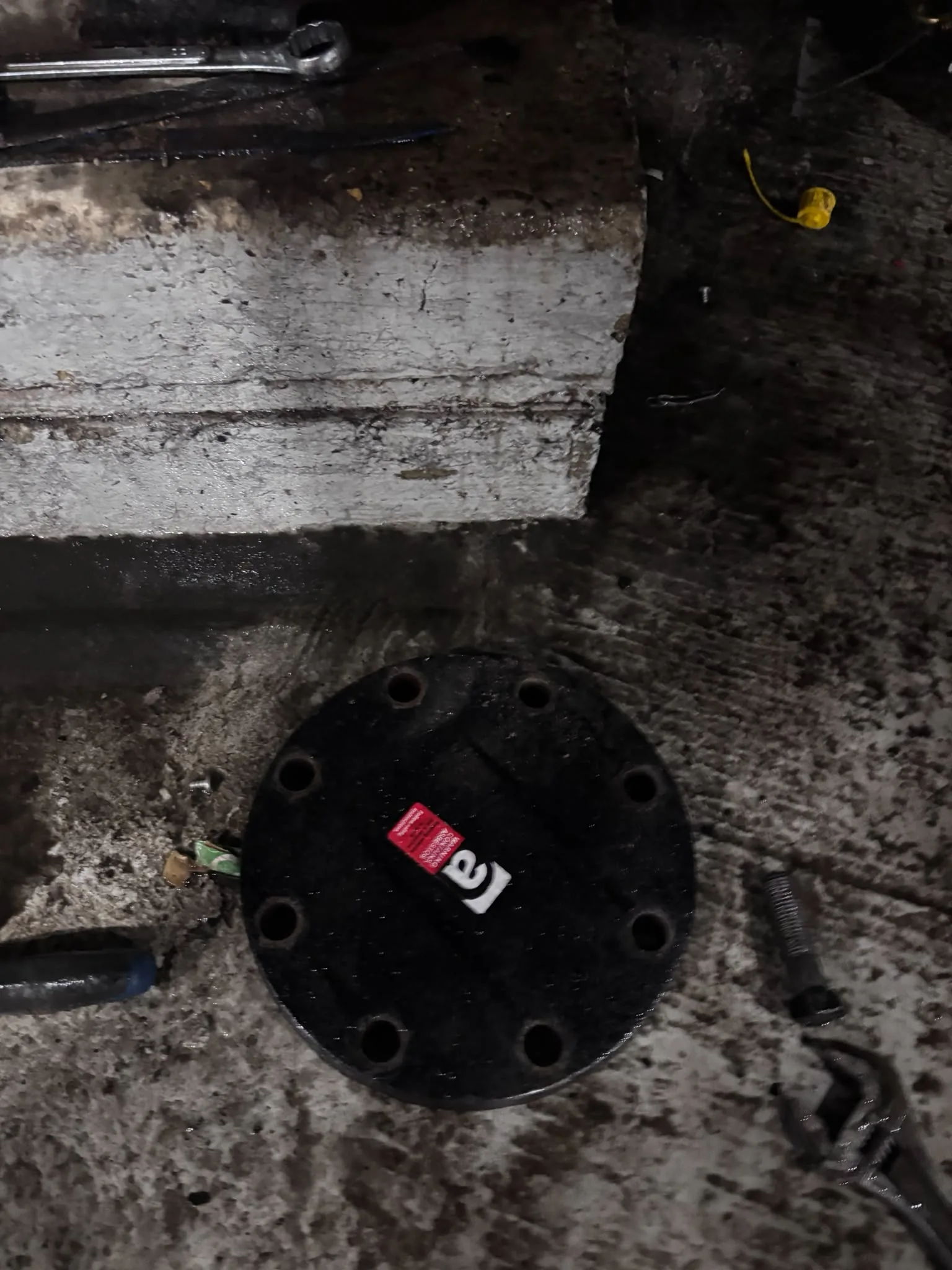 Artex scraping from a concrete ceiling during Stamford Hill refurbishment
